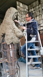 Madonna in bronzo lavorazione della creta - Fonderia Marinelli